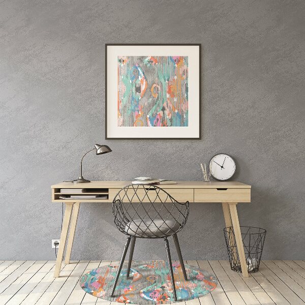 Tapis de chaise de bureau Graffiti