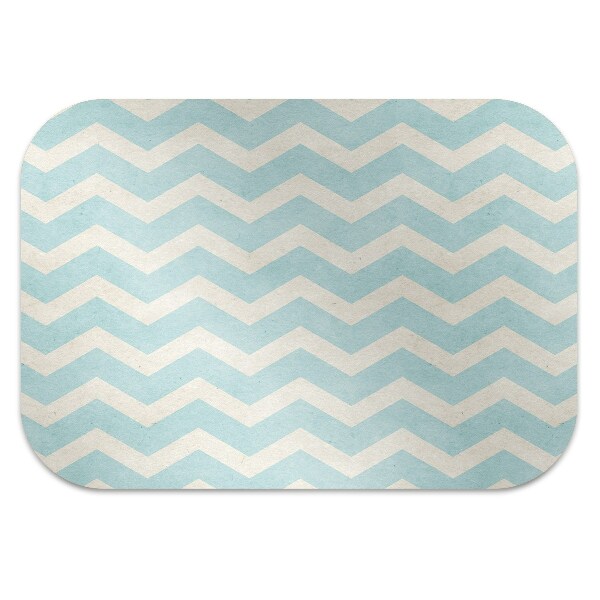 Tapis de chaise de bureau Zigzag