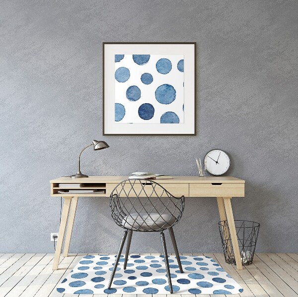 Tapis de chaise de bureau spots