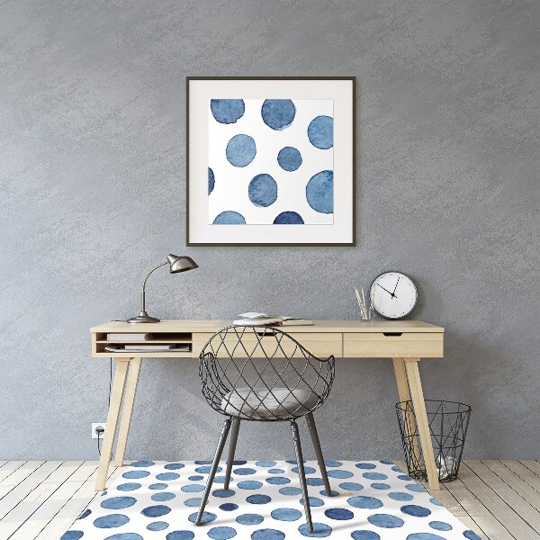 Tapis de chaise de bureau spots