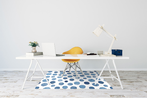 Tapis de chaise de bureau spots