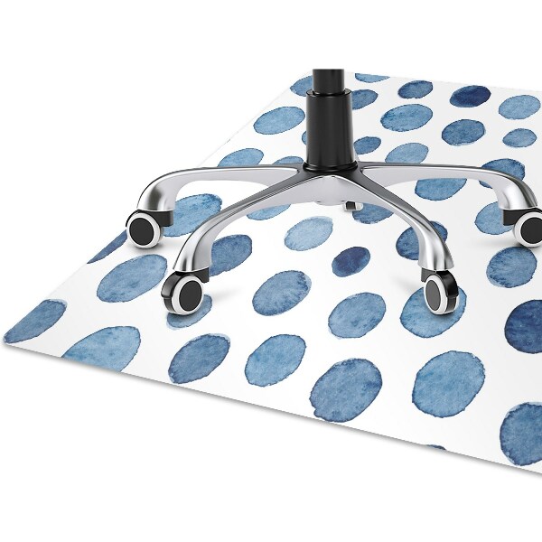 Tapis de chaise de bureau spots