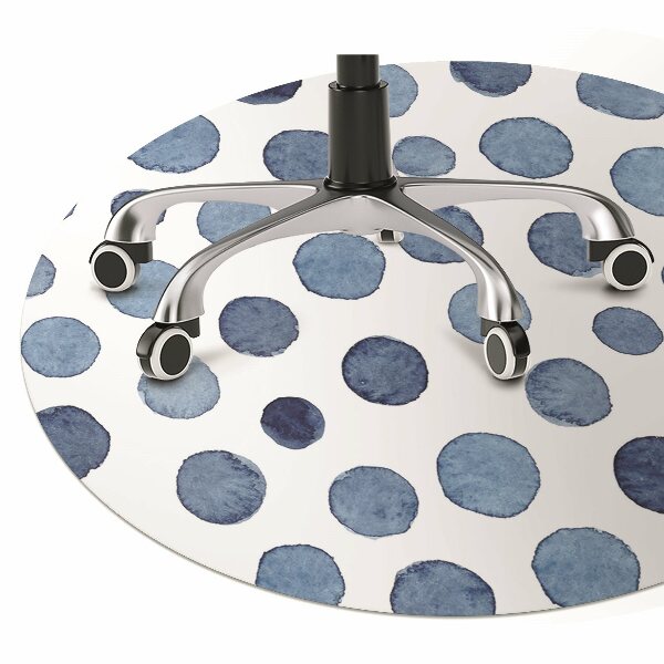 Tapis de chaise de bureau spots