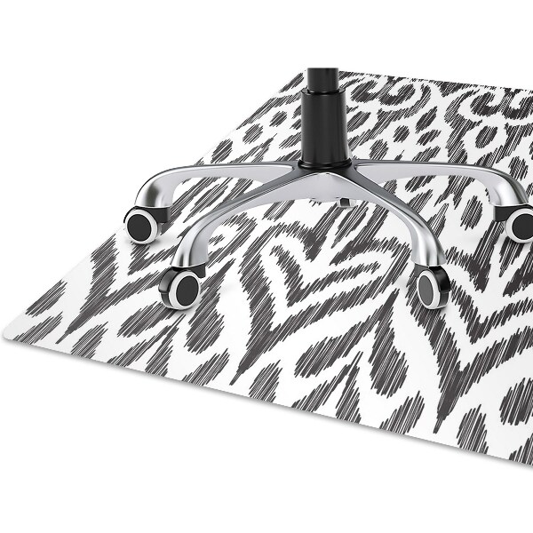 Tapis de chaise de bureau Modèle africain