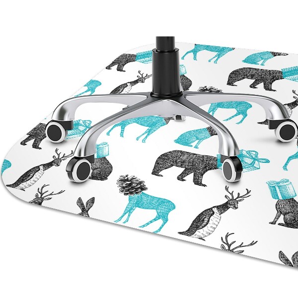 Tapis pour chaise de bureau Animaux