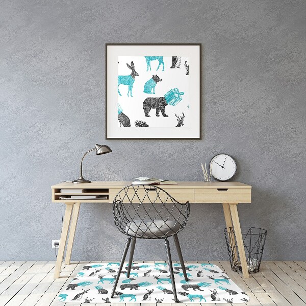 Tapis pour chaise de bureau Animaux