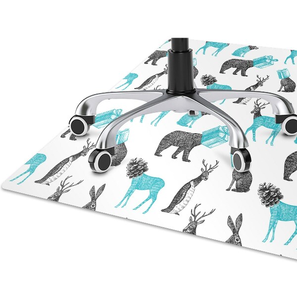 Tapis pour chaise de bureau Animaux