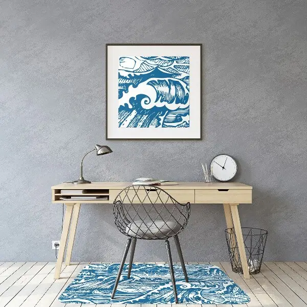 Tapis de chaise de bureau Tempête