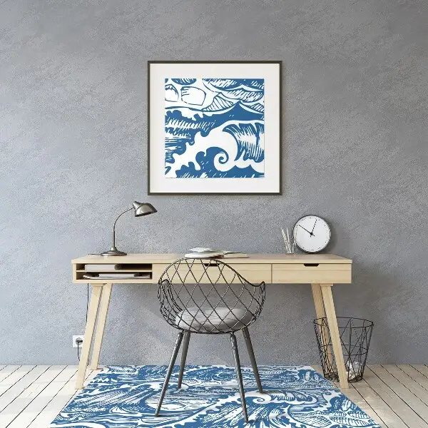 Tapis de chaise de bureau Tempête