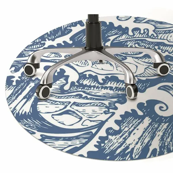 Tapis de chaise de bureau Tempête