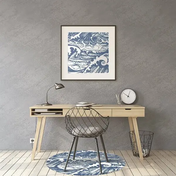 Tapis de chaise de bureau Tempête