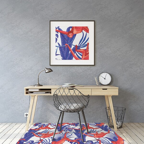 Tapis protège sol Abstraction de singe