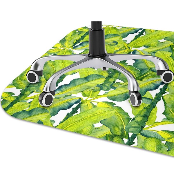 Tapis de chaise de bureau Feuilles d'aquarelle