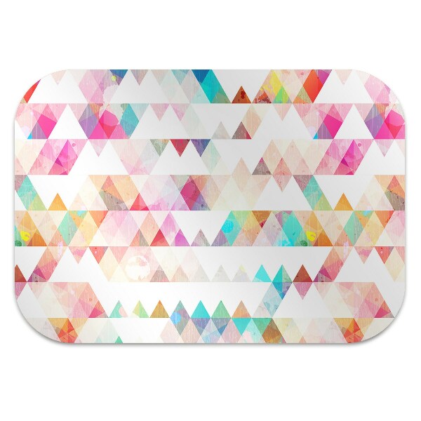 Tapis de chaise de bureau Géométrie arc-en-ciel