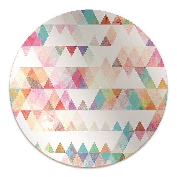 Tapis de chaise de bureau Géométrie arc-en-ciel