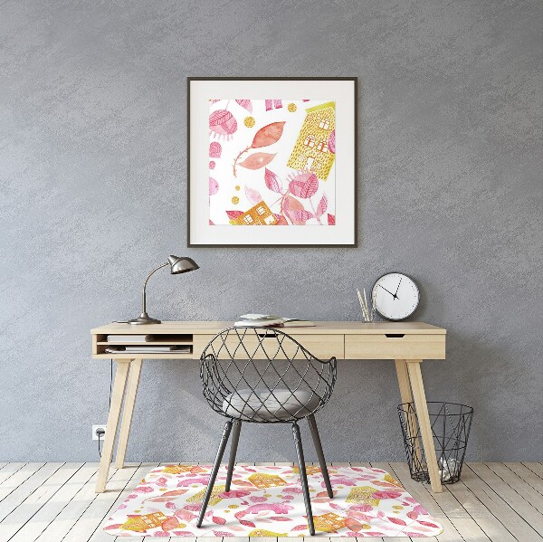 Tapis pour chaise de bureau Hippopotame