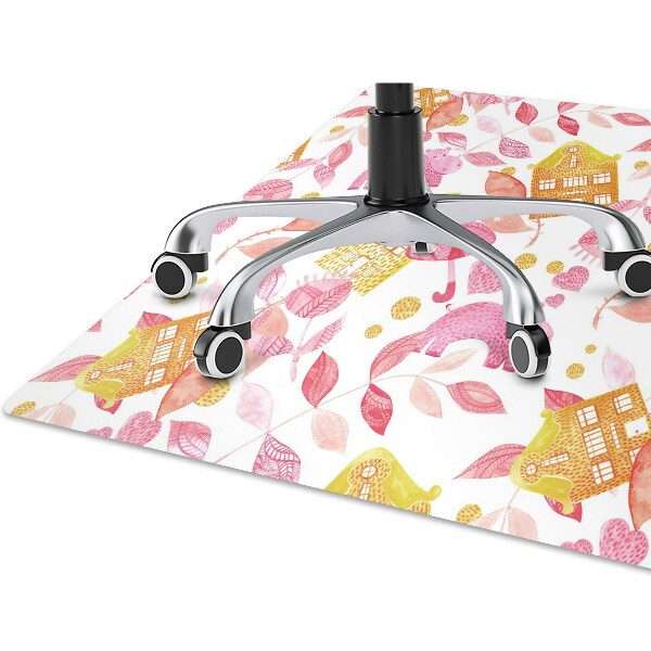 Tapis pour chaise de bureau Hippopotame