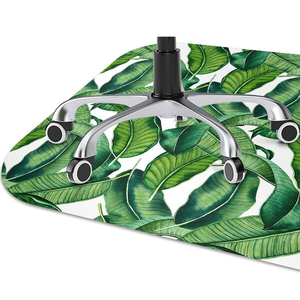 Tapis fauteuil bureau do biura Feuilles botaniques