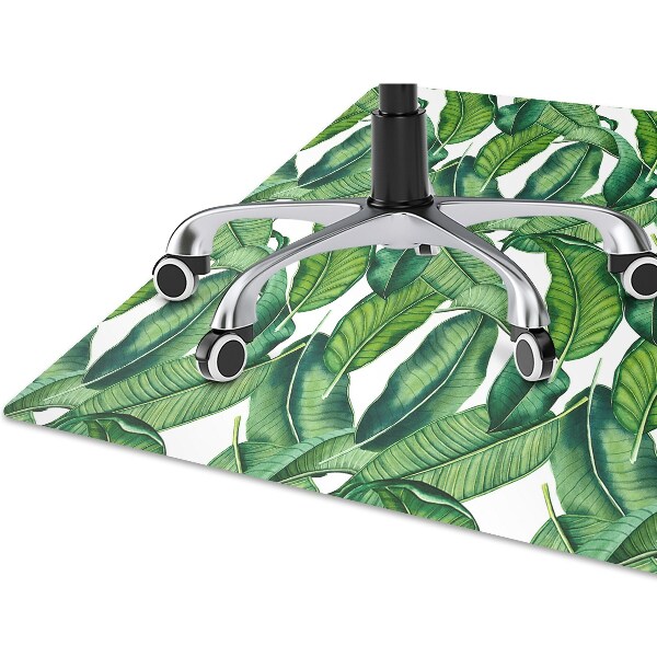 Tapis fauteuil bureau do biura Feuilles botaniques