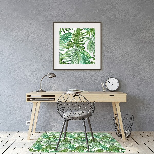 Tapis de chaise de bureau Jungle