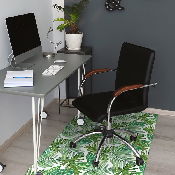 Tapis de chaise de bureau Jungle