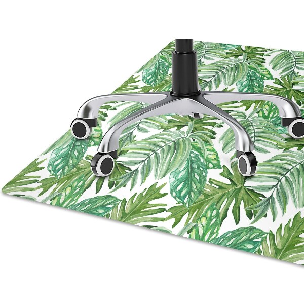 Tapis de chaise de bureau Jungle