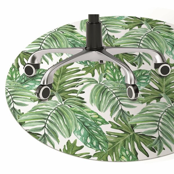 Tapis de chaise de bureau Jungle