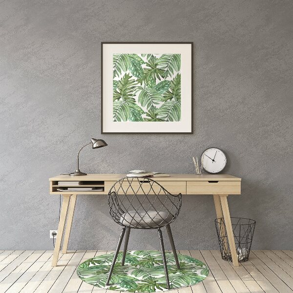 Tapis de chaise de bureau Jungle