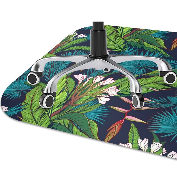 Tapis pour chaise de bureau Jungle tropicale