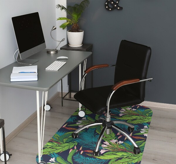 Tapis pour chaise de bureau Jungle tropicale