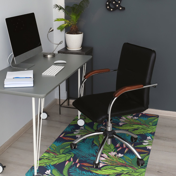 Tapis pour chaise de bureau Jungle tropicale