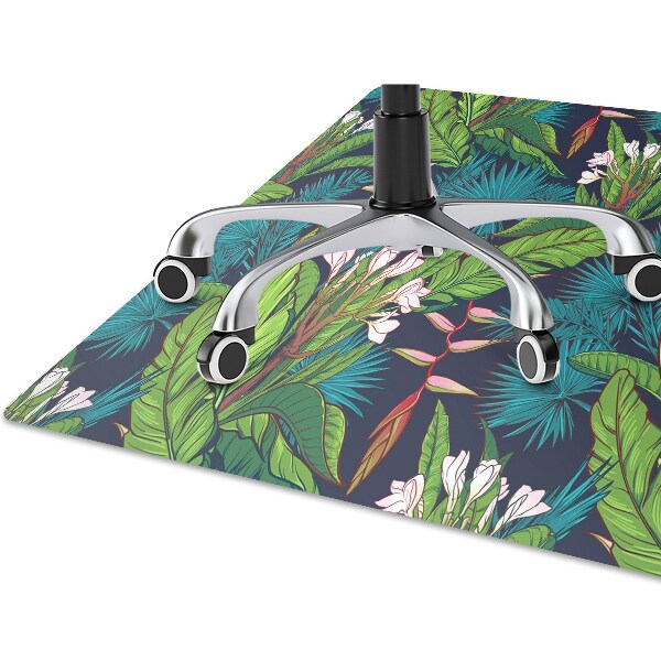 Tapis pour chaise de bureau Jungle tropicale
