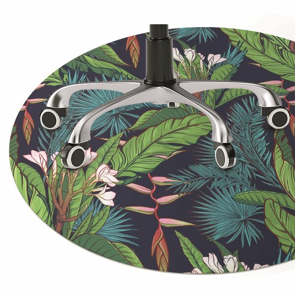 Tapis pour chaise de bureau Jungle tropicale