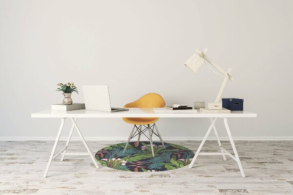 Tapis pour chaise de bureau Jungle tropicale