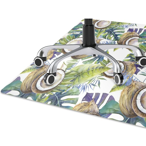 Tapis de chaise de bureau Noix de coco