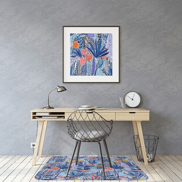 Tapis bureau Fleurs sauvages