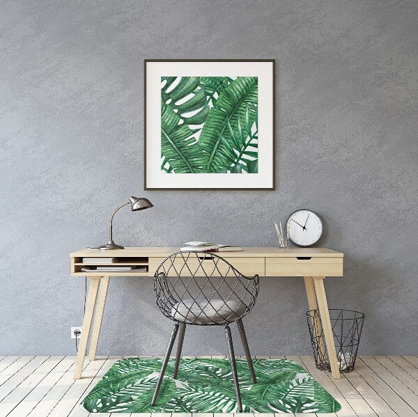 Tapis bureau Feuille de monstre