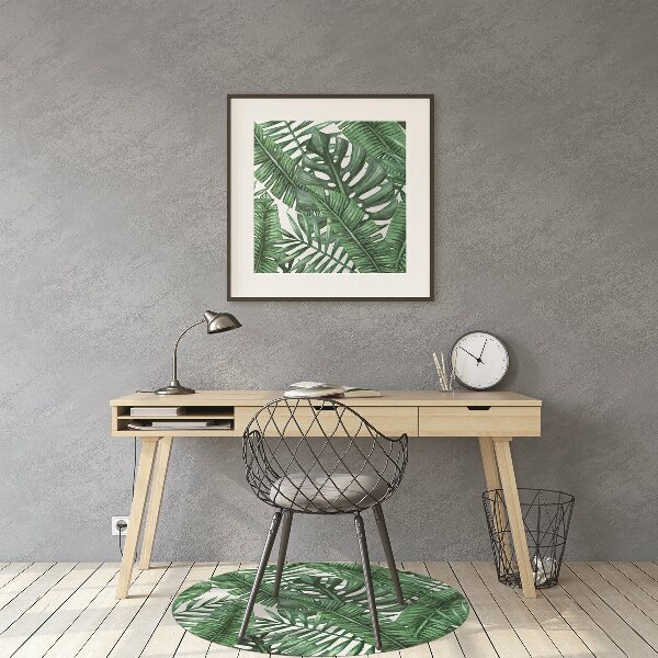 Tapis bureau Feuille de monstre