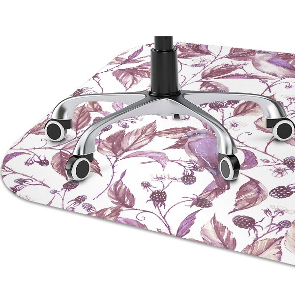 Tapis de chaise de bureau Oiseaux sur la branche