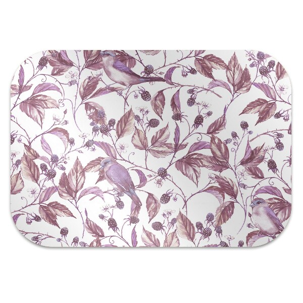 Tapis de chaise de bureau Oiseaux sur la branche