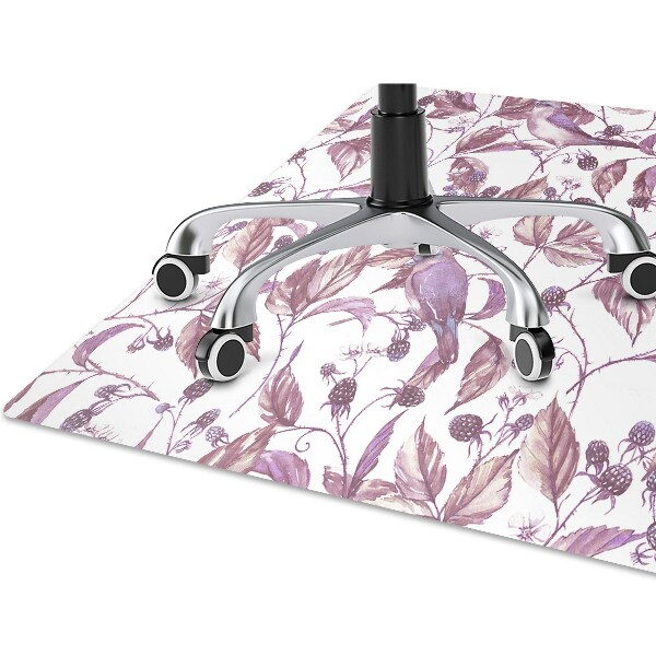 Tapis de chaise de bureau Oiseaux sur la branche