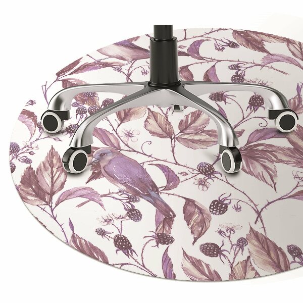 Tapis de chaise de bureau Oiseaux sur la branche