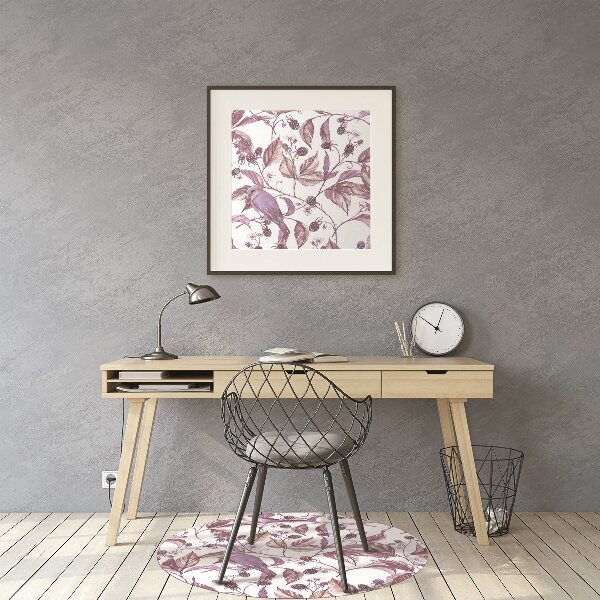 Tapis de chaise de bureau Oiseaux sur la branche