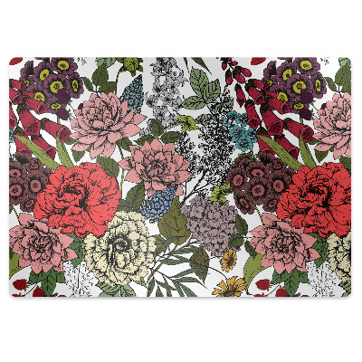 Tapis de chaise de bureau Fleurs d'automne