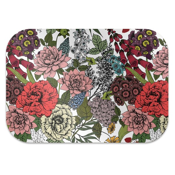 Tapis de chaise de bureau Fleurs d'automne