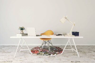 Tapis de chaise de bureau Fleurs d'automne