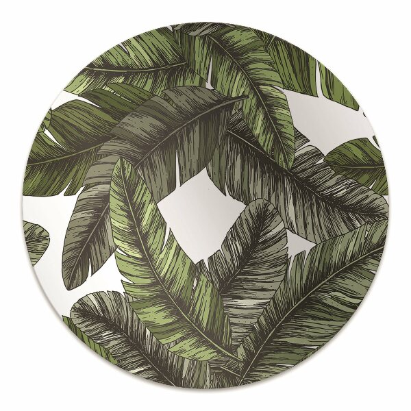 Tapis pour chaise de bureau Feuilles de la jungle