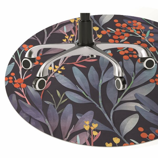 Tapis de chaise Photo de fleurs