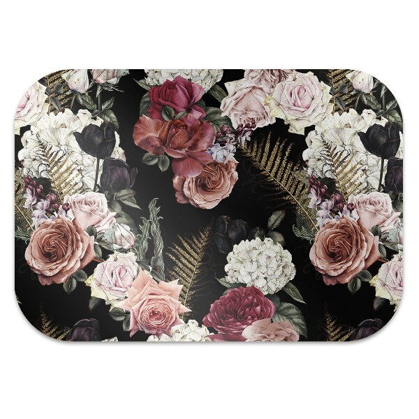 Tapis bureau Jardin foncé