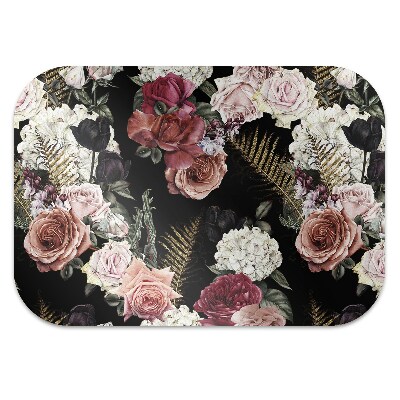 Tapis bureau Jardin foncé